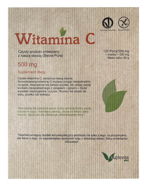 sproszkowana witamina C
